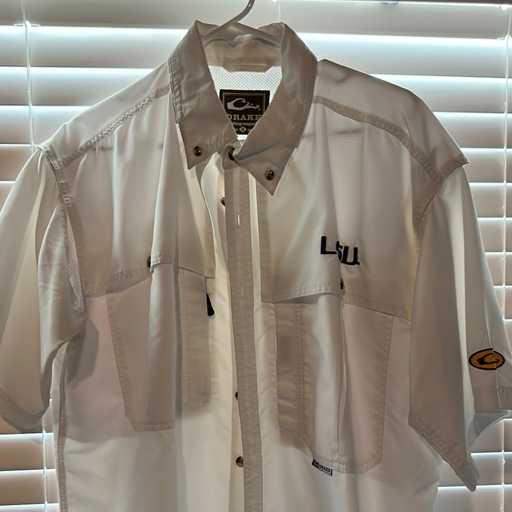 Drake LSU White Men's Shirt